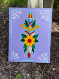 American Traditional Dagger Painting
