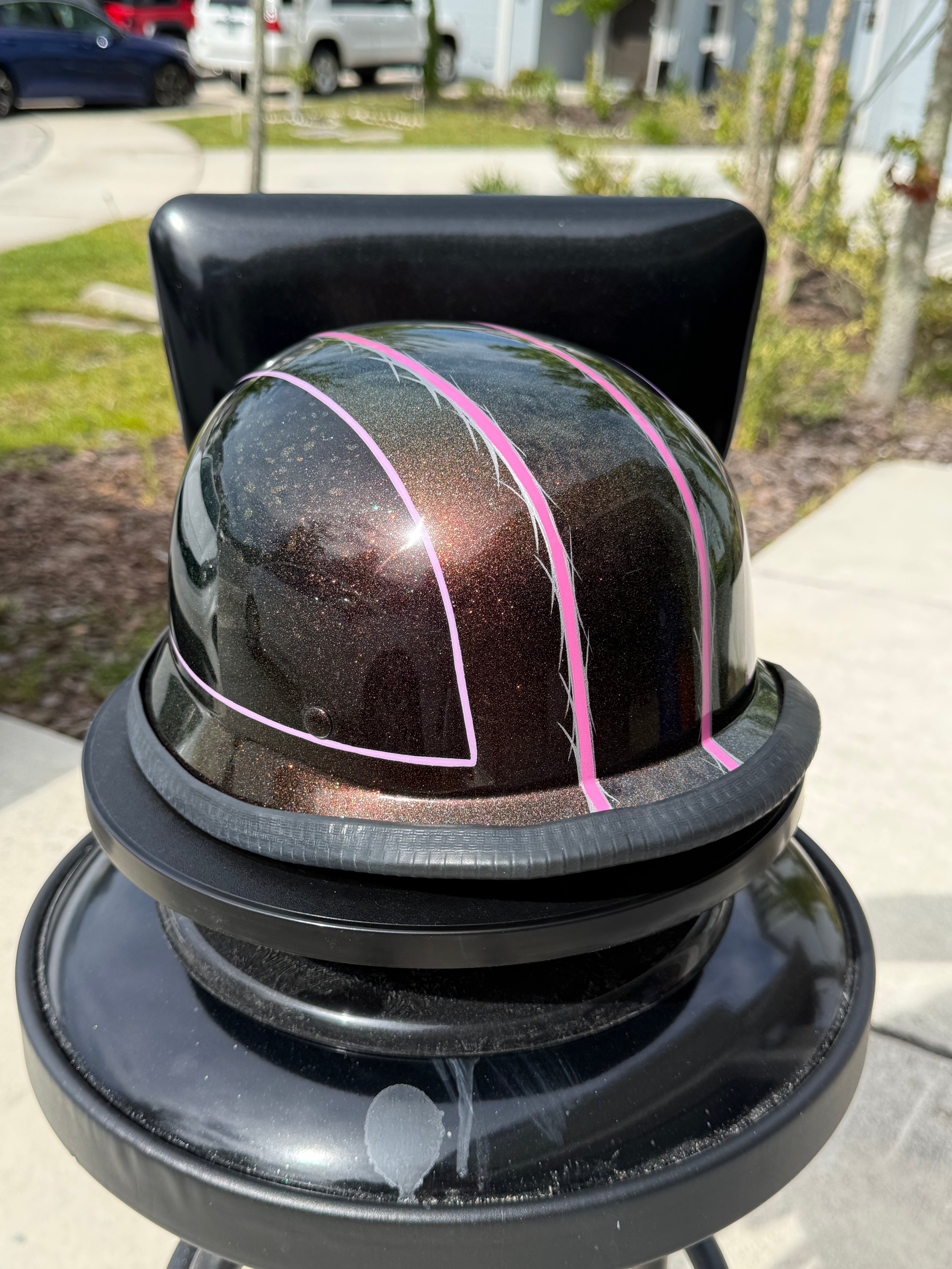 Custom Painted Ladie's Helmet