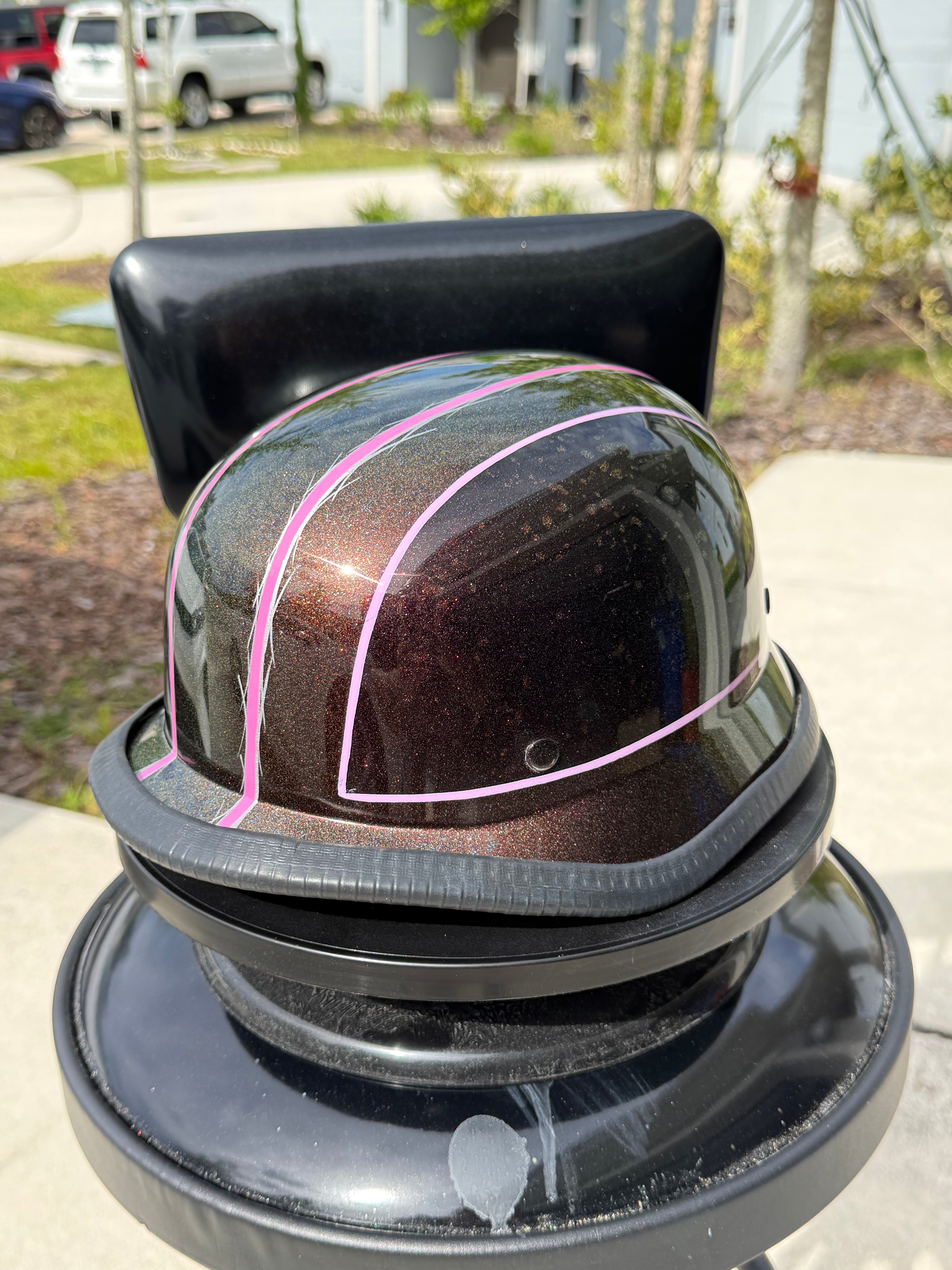 Custom Painted Ladie's Helmet