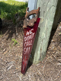 911 Custom Painted Hand Saw