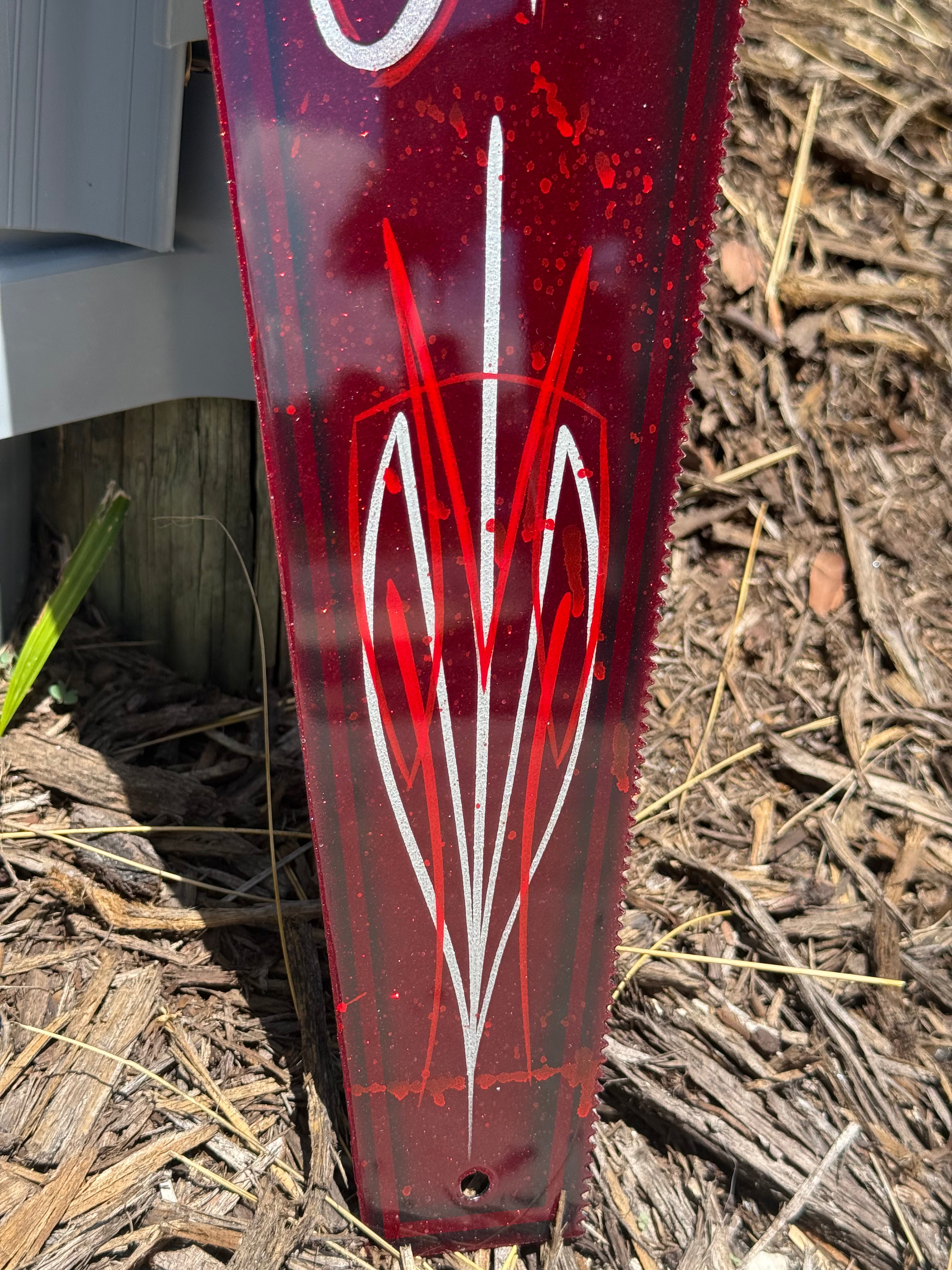 911 Custom Painted Hand Saw
